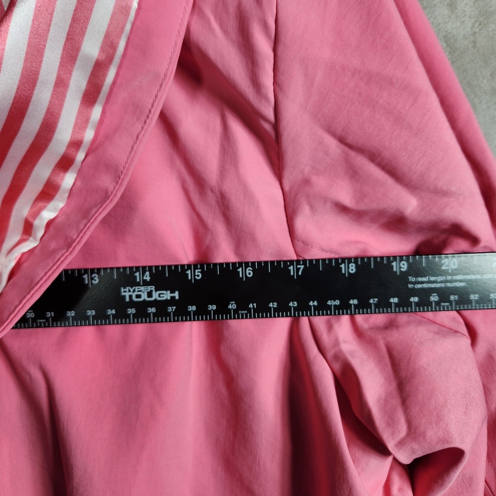 Dennis Basso Jacket Womens 1X Pink Water Resistant Trench Coat with Hood A679223 - Picture 11 of 11
